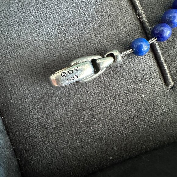 David Yurman Spiritual Beads Bracelet in Lapis Lazuli - 4mm - Medium - Picture 6 of 8